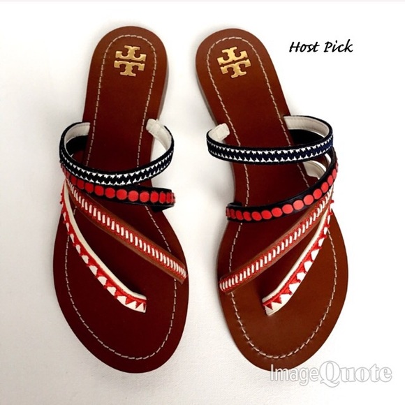 tory burch embroidered sandals